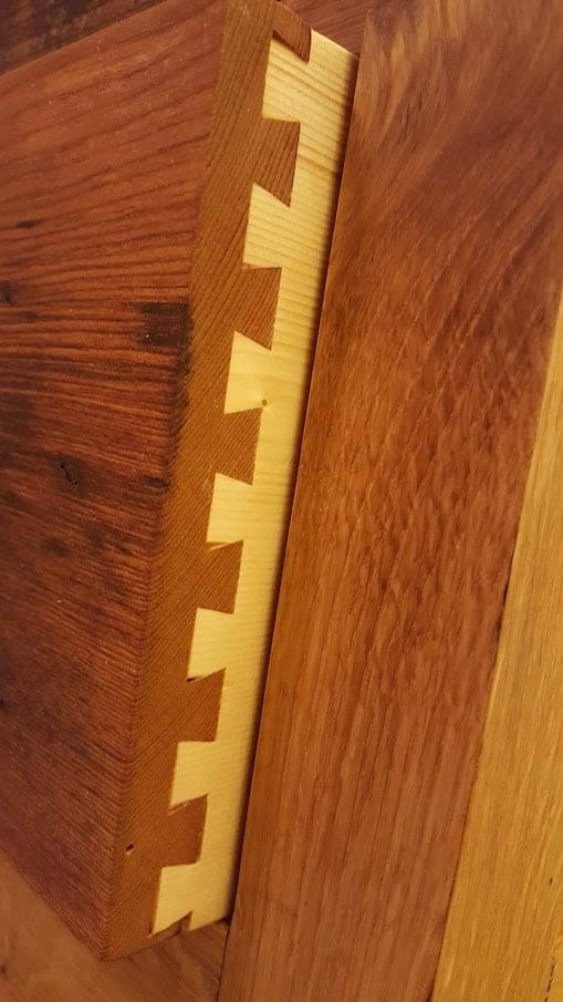 Hand-cut dovetails