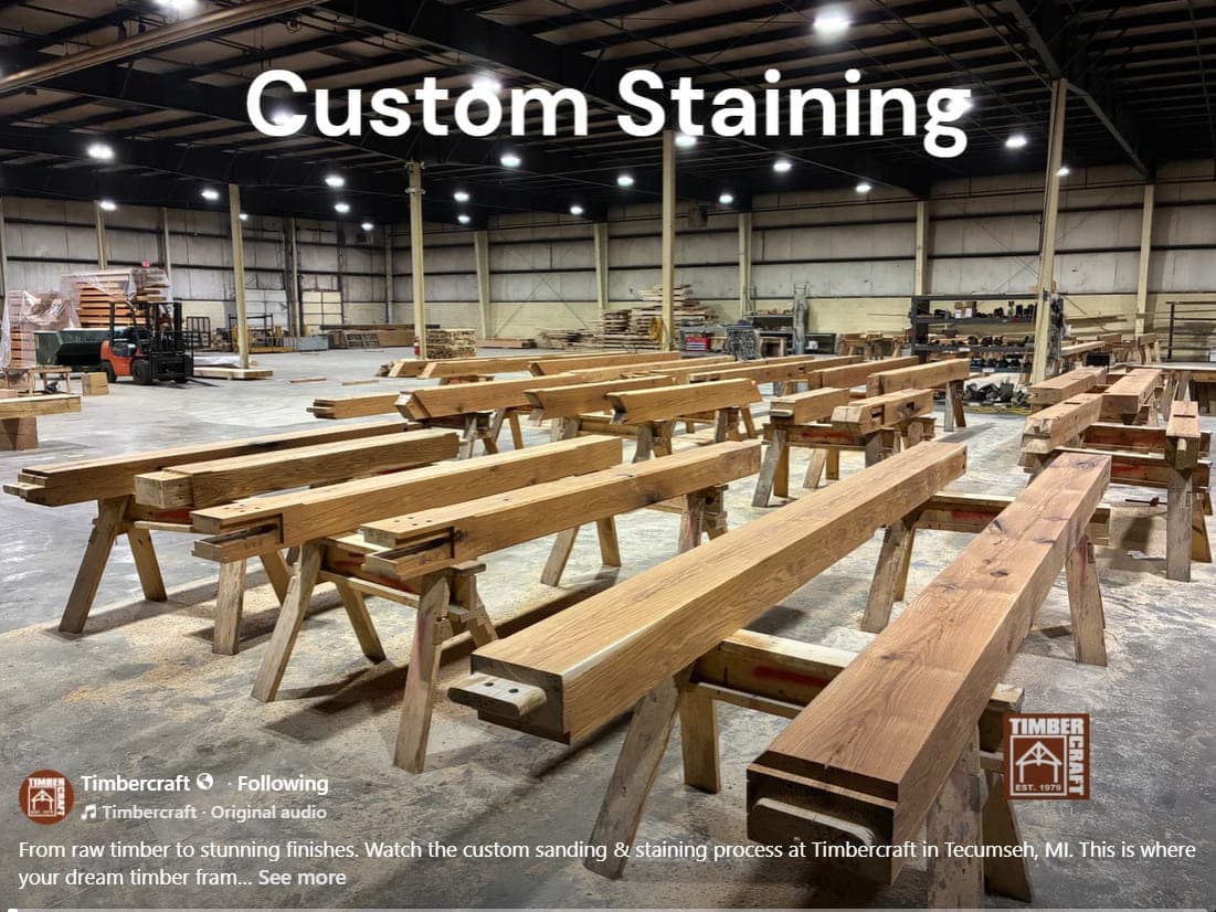 Custom staining at Timbercraft