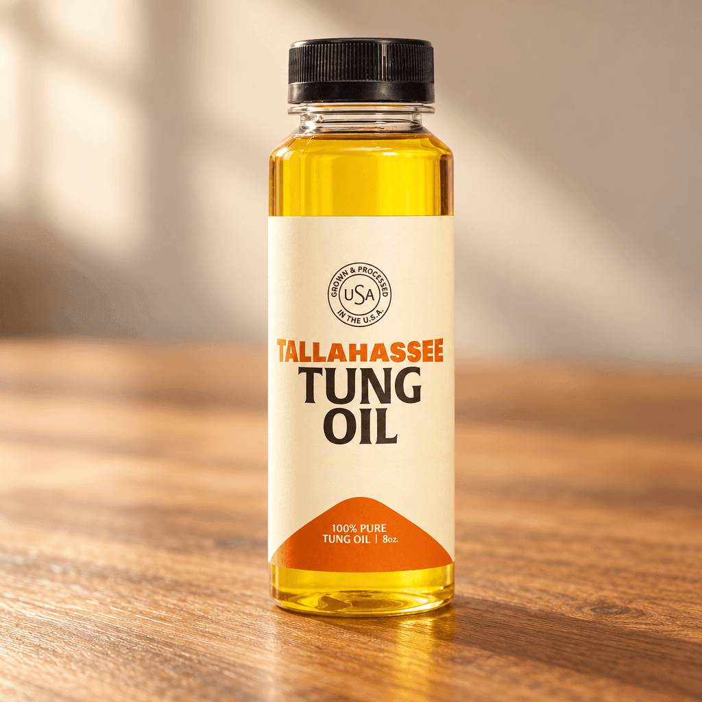 100% Pure Tung Oil — 8oz Bottle